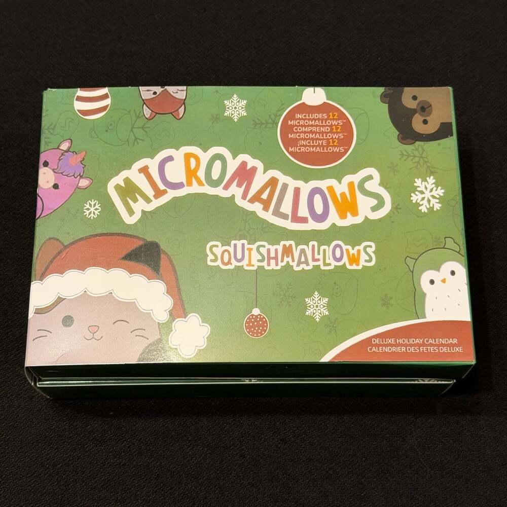 Micromallows 24-Day Deluxe Holiday Advent Calendar 2.5 Inch Stuffed Squishmallow